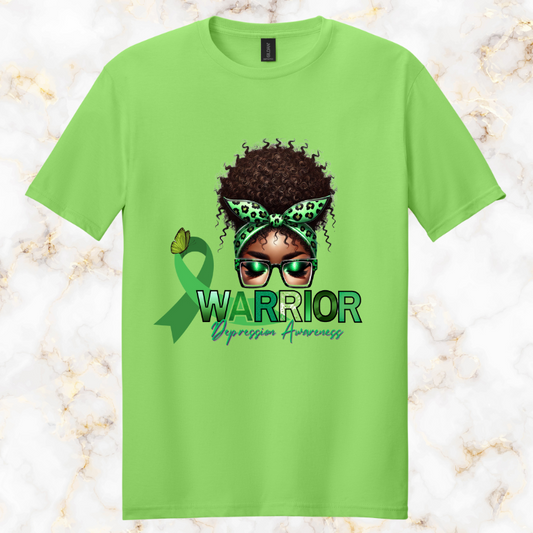 Depression Awareness Warrior T-Shirt