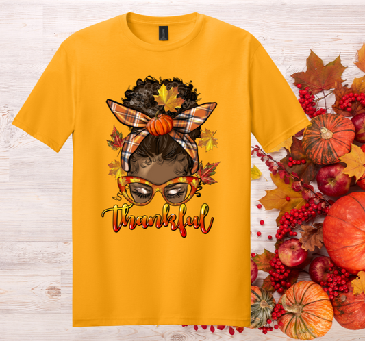 Thankful Afro Girl T-Shirt