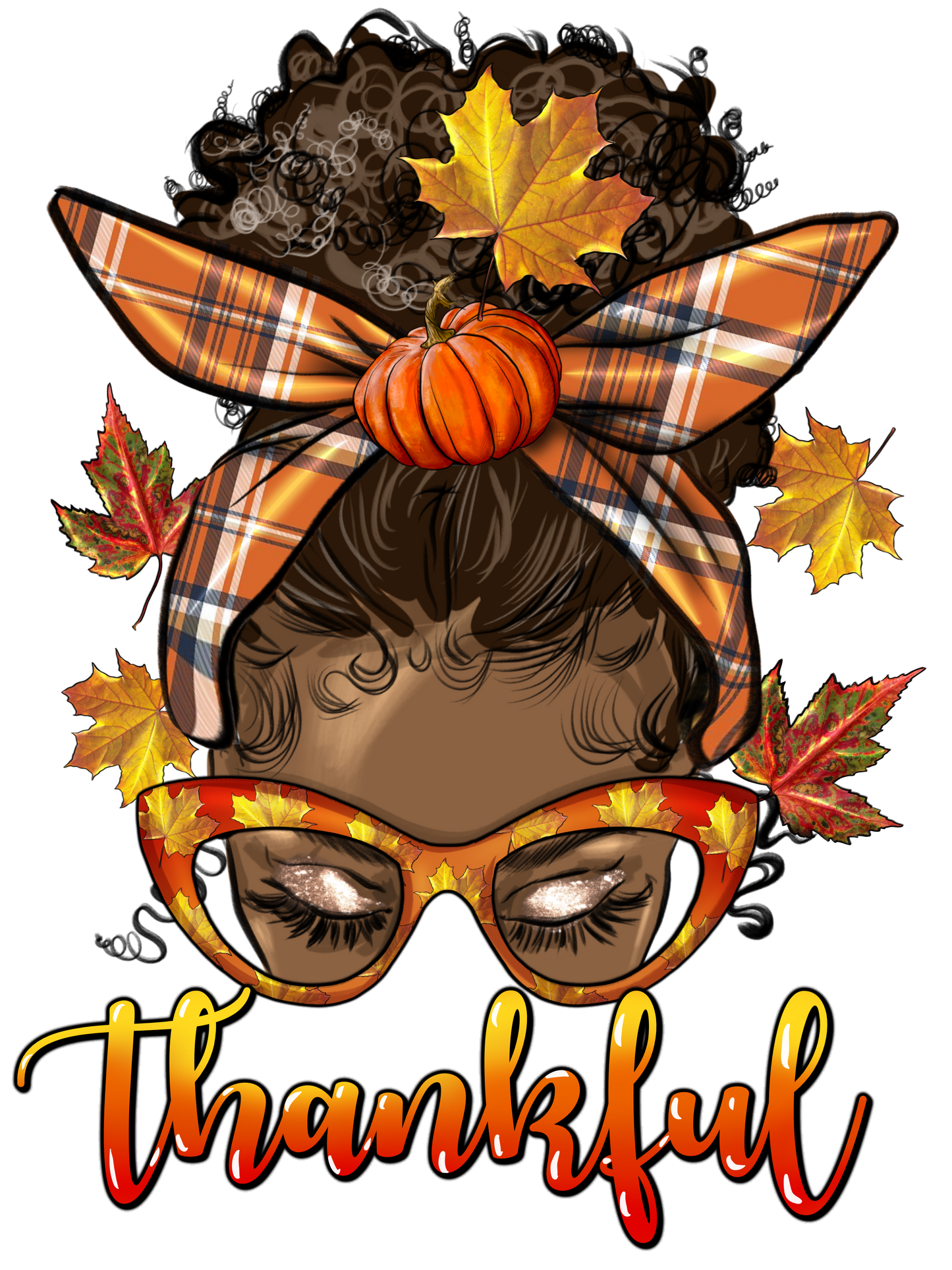 Thankful Afro Girl T-Shirt