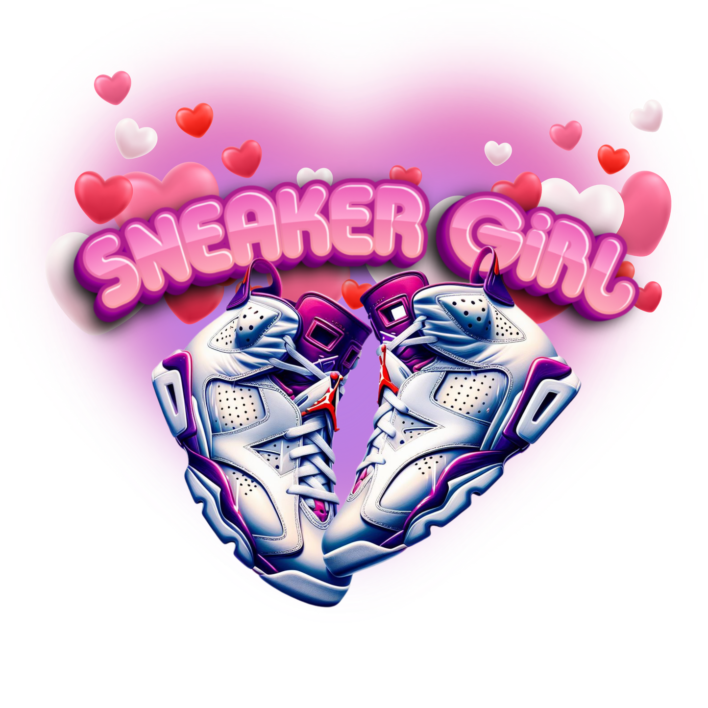 Sneaker Girl 6 Hearts