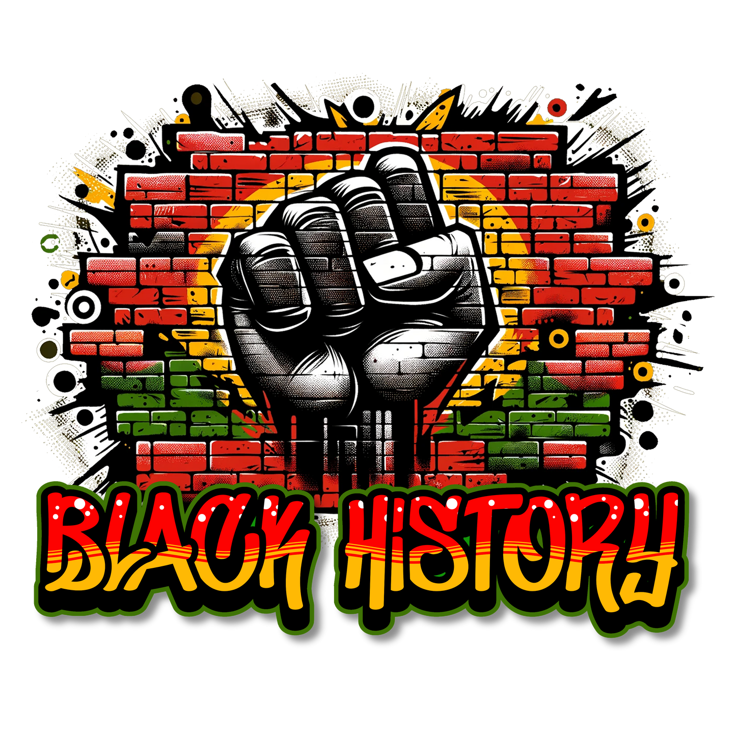 Black Power Fist Tee