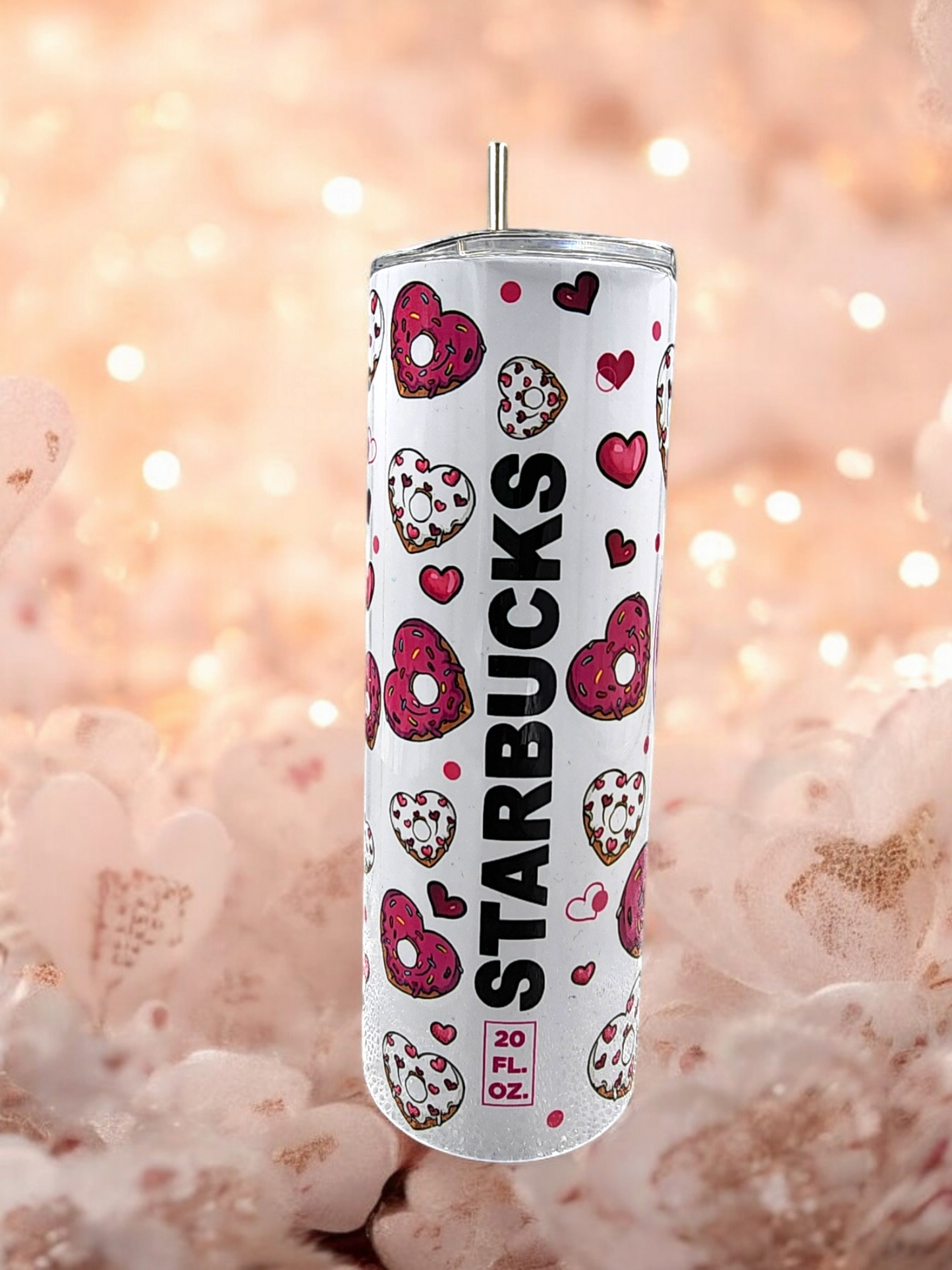 Sweetheart Donut Coffee Tumbler