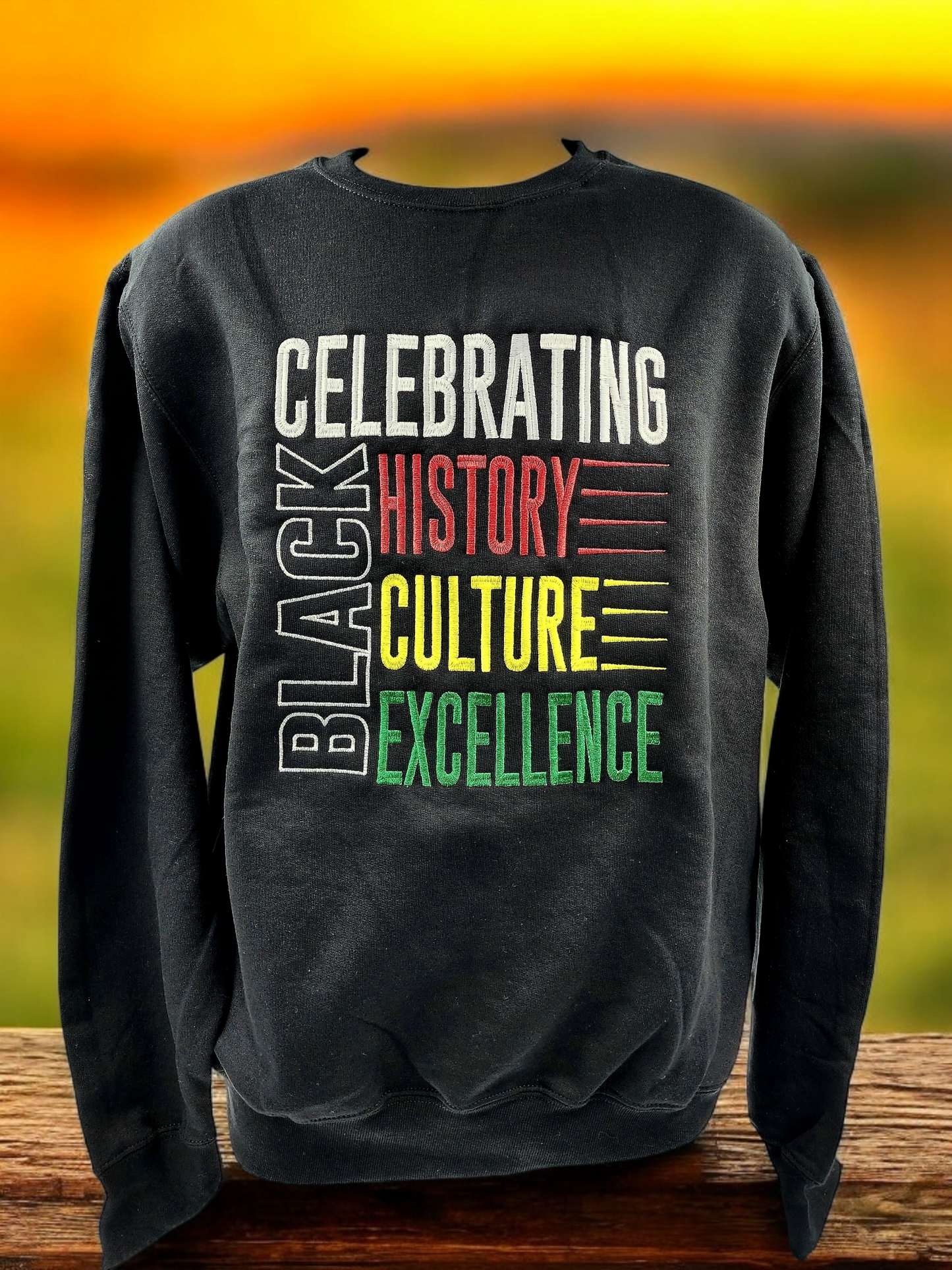 Celebrating Black Culture Embroidered Sweatshirt