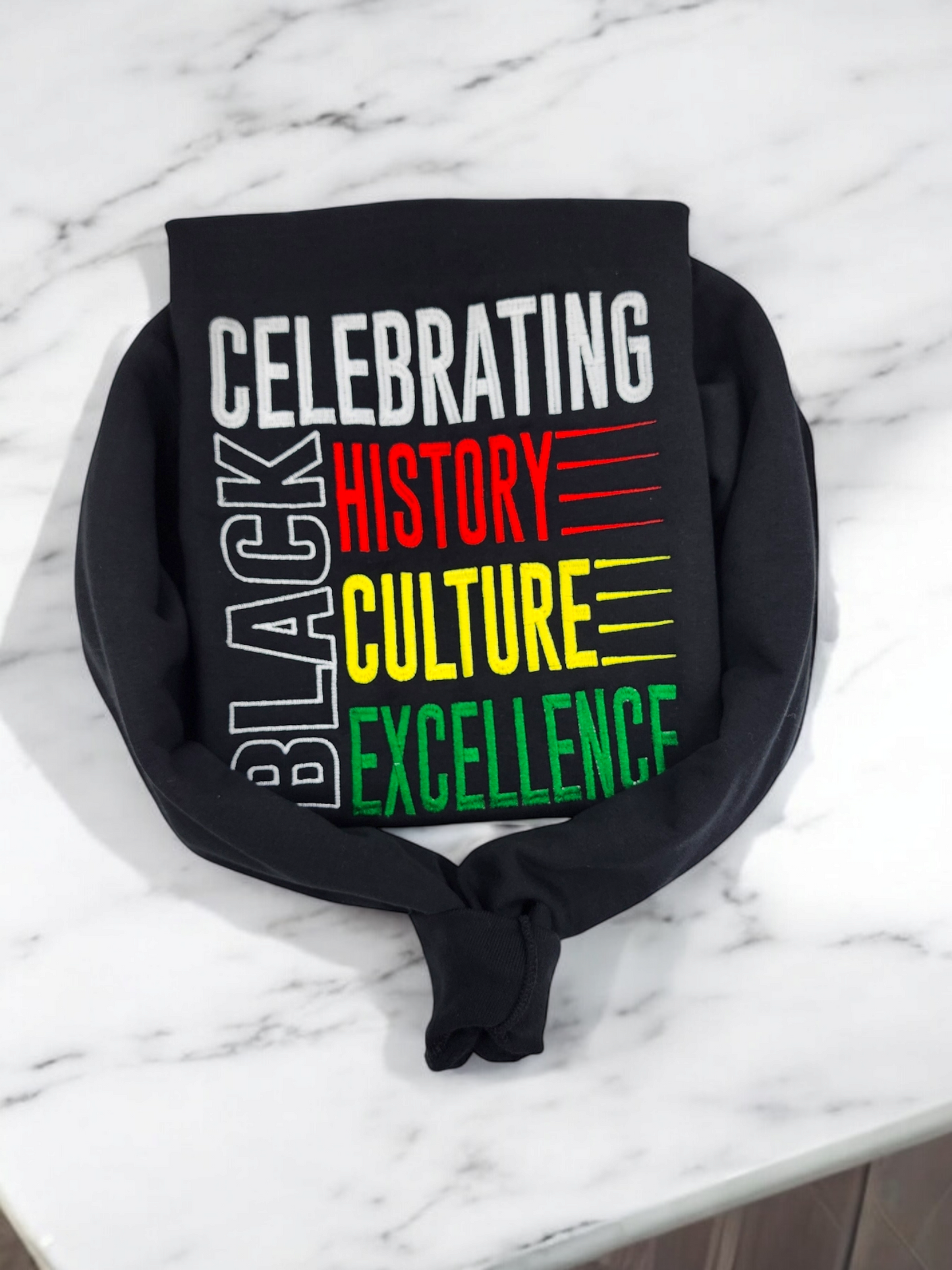 Celebrating Black Culture Embroidered Sweatshirt