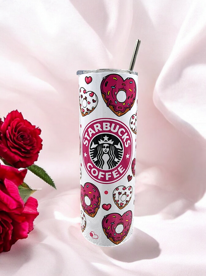 Sweetheart Donut Coffee Tumbler