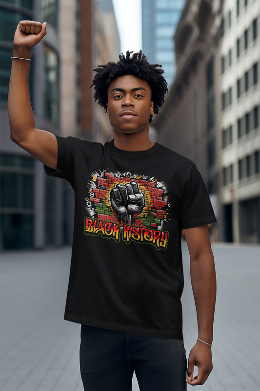 Black Power Fist Tee