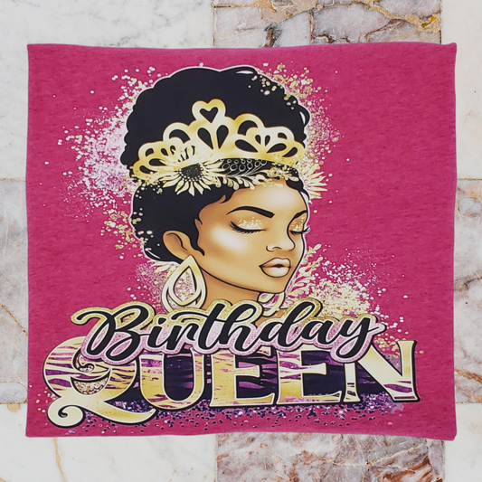 Birthday Queen Ladies T-Shirt