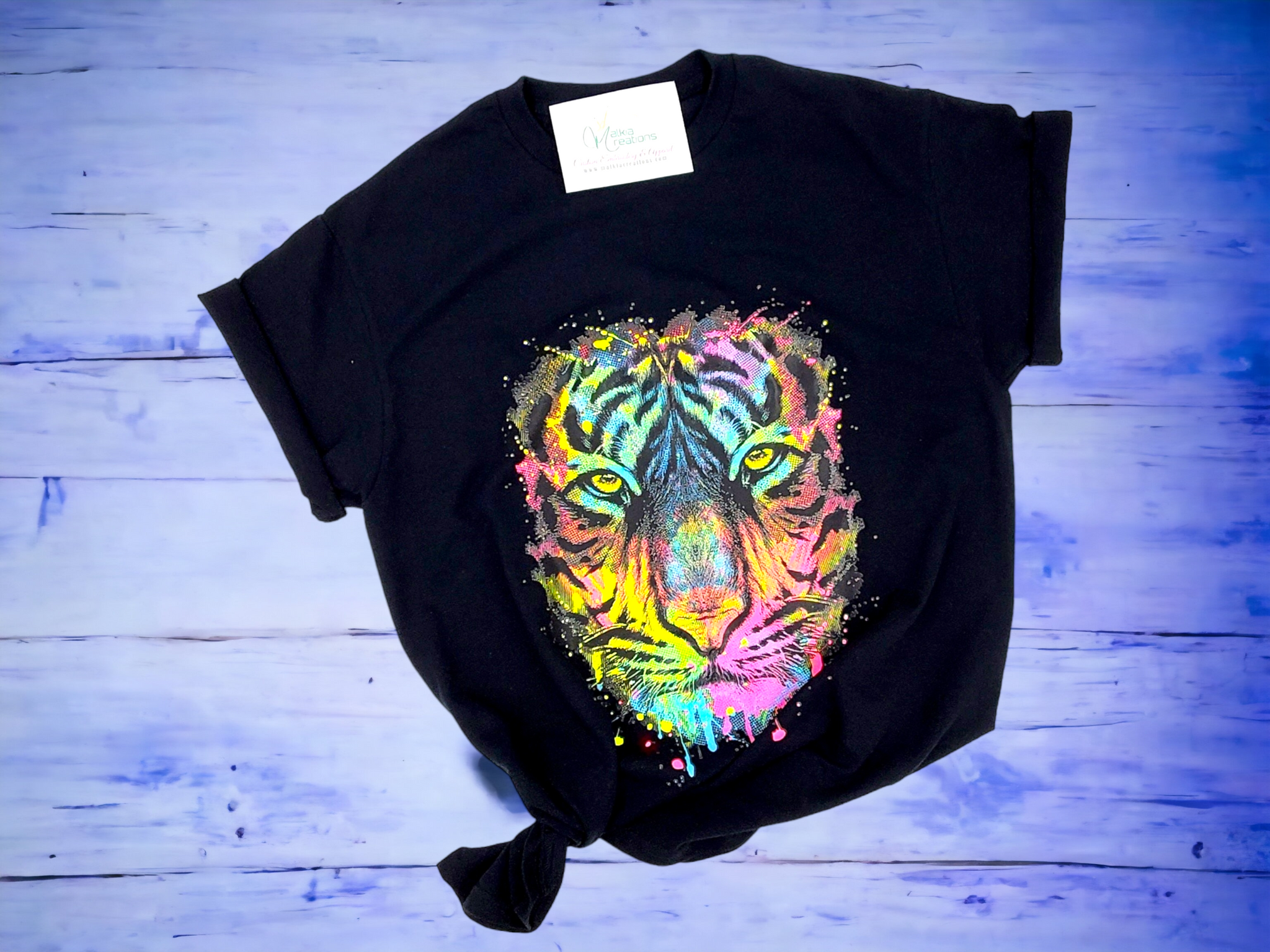 Tiger Print T Shirt 